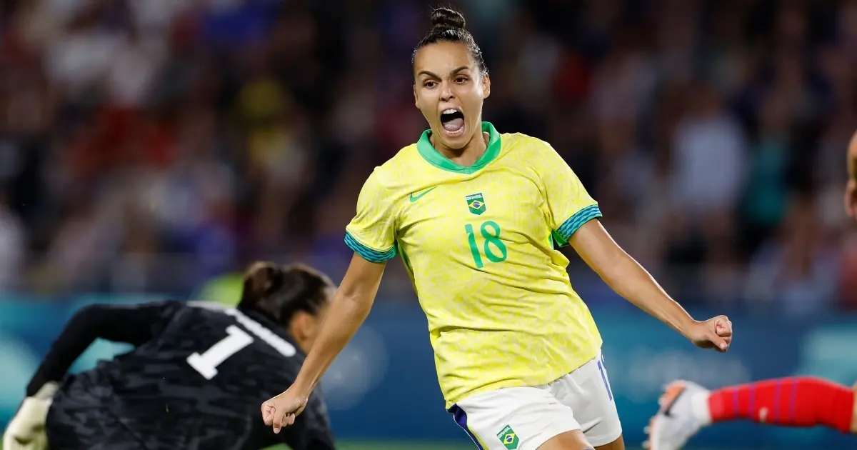 Paris-2024: Com gol no fim do segundo tempo, Brasil vence a França e avança para as semifinais