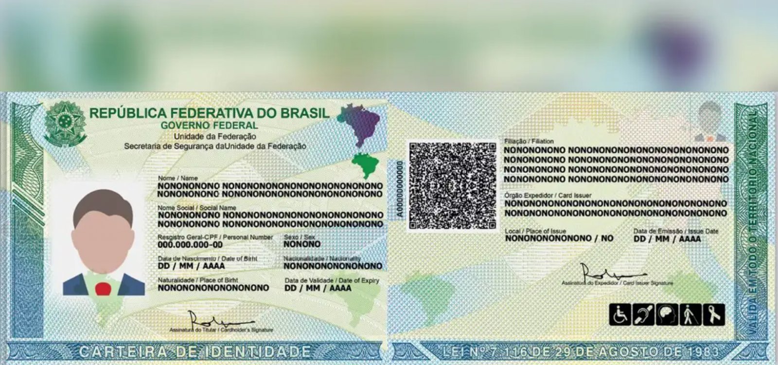 Novo RG poderá ser feito em qualquer posto SAC gratuitamente a partir desta segunda-feira