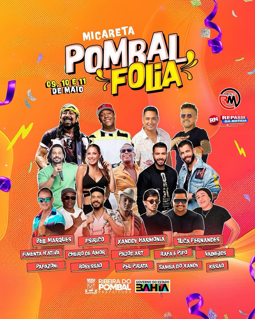 Pombal Folia 2025 Em Ribeira do Pombal - BA